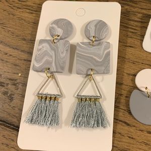 Polymer clay earrings